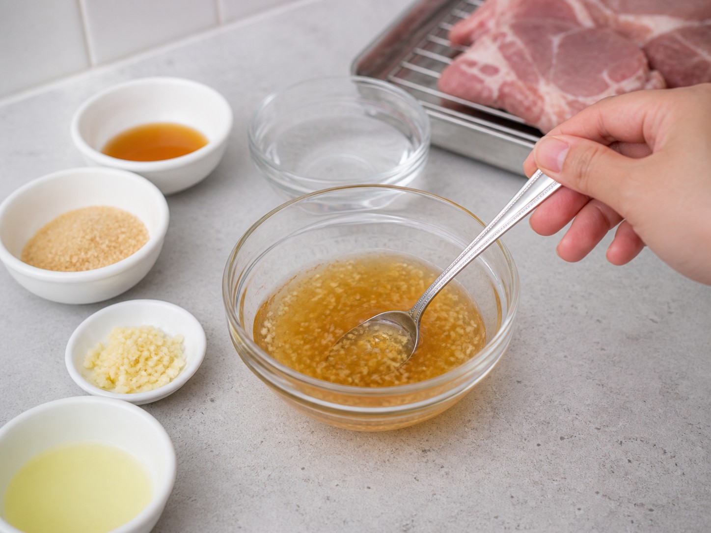 越式香茅豬扒飯:調酸甜魚露汁