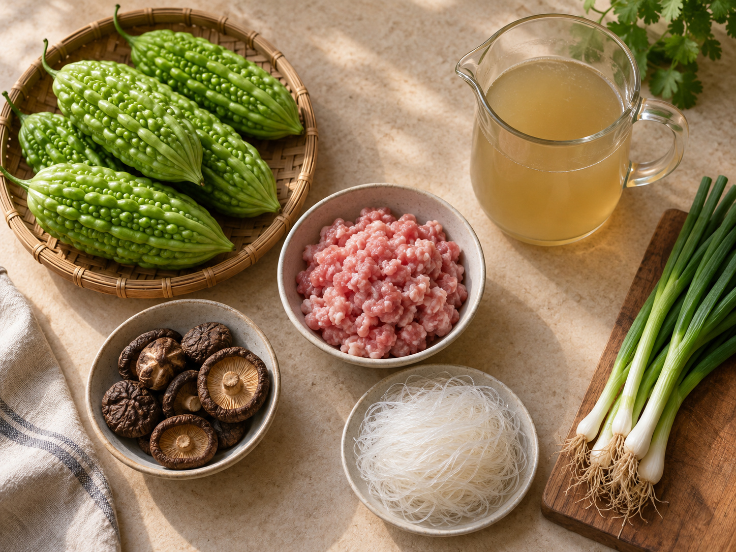 Sup Pare Isi Babi Vietnam — bahan