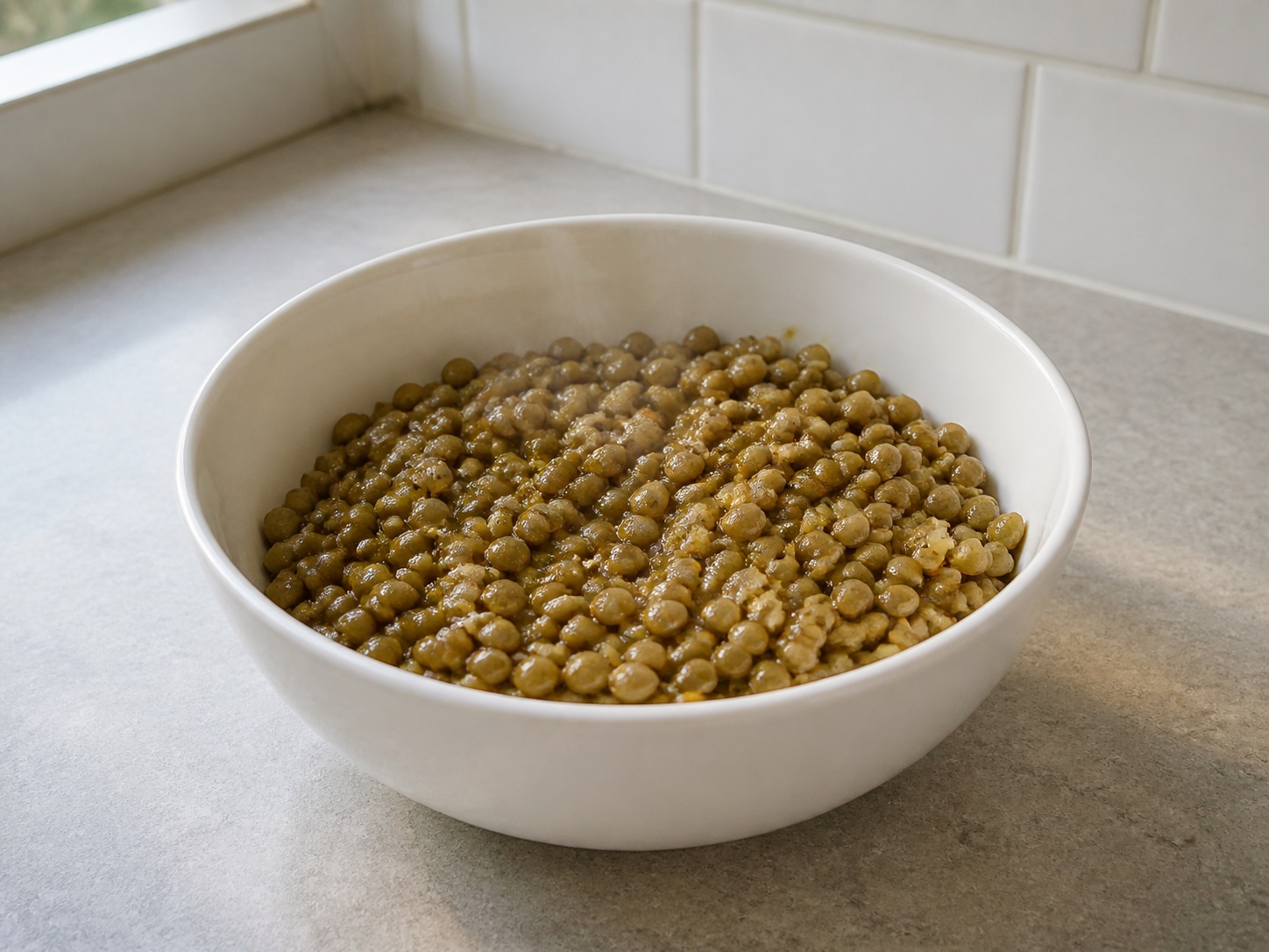 暖扁豆烤雜菜沙律: 扁豆拌汁