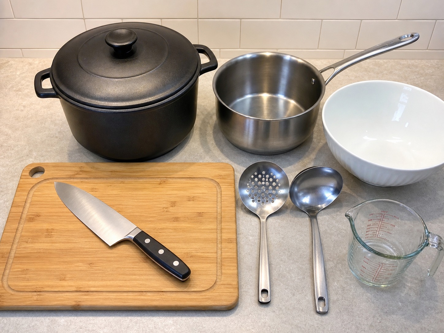 西洋菜蜜棗瘦肉湯所需工具總覽