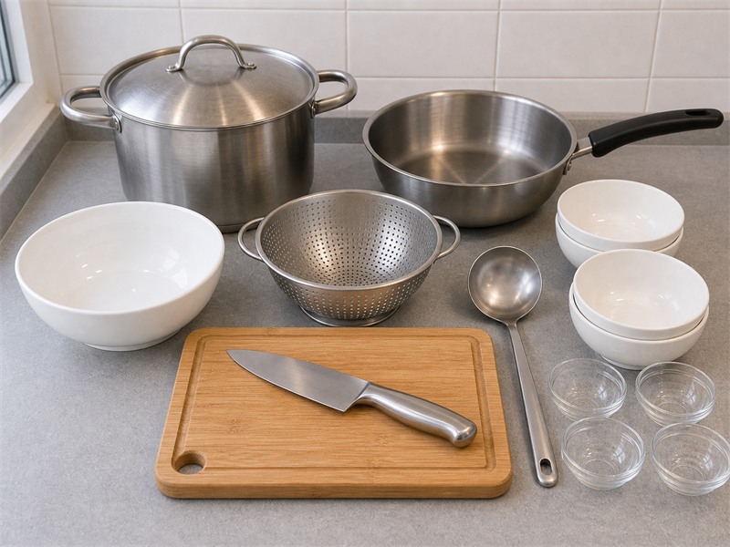 冬瓜瘦肉湯所需工具總覽