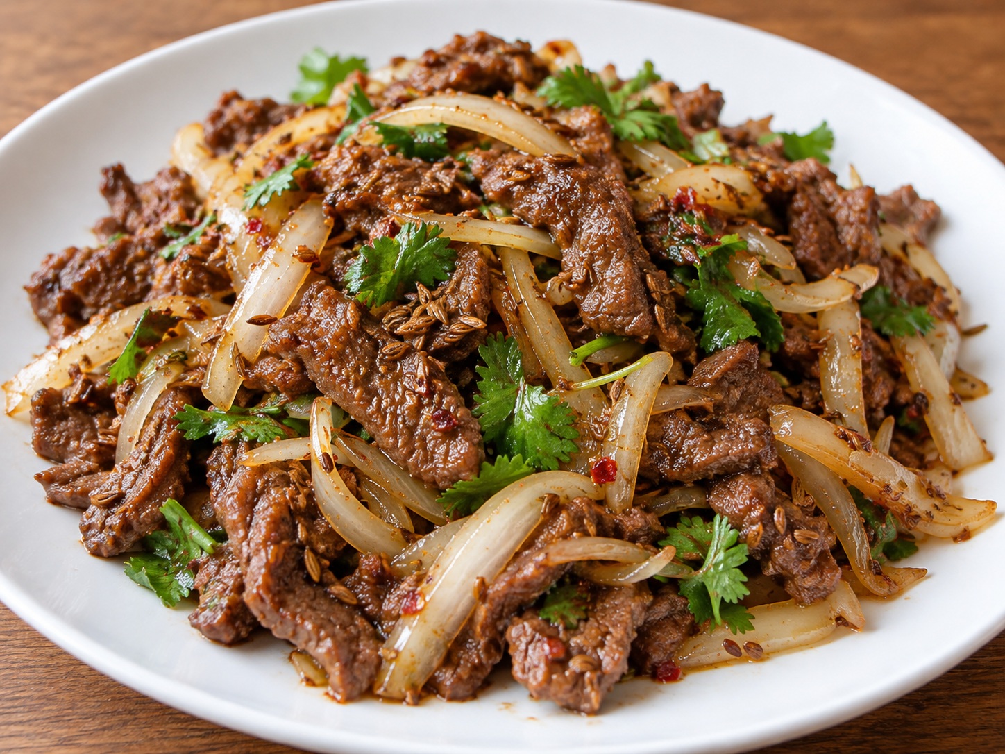 新疆孜然羊肉 — 完成圖