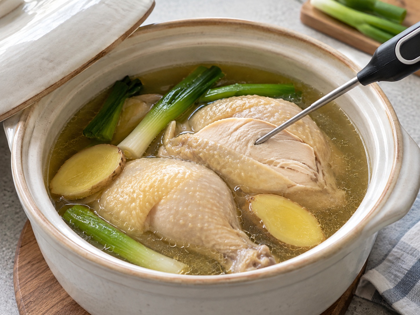 Ayam Kukus Panci Uap Yunnan — Periksa ayam